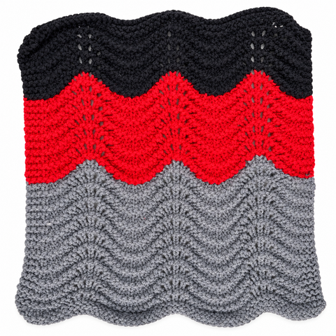 Hand-Knitted Dog Blanket