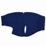 Hand-Knit Dog Sweater with Harness Hole