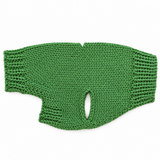 Hand-Knit Dog Sweater with Harness Hole