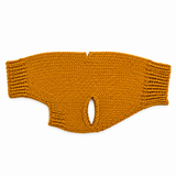 Hand-Knit Dog Sweater with Harness Hole