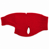 Hand-Knit Dog Sweater with Harness Hole