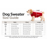 Hand-Knit Dog Sweater with Harness Hole