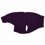Hand-Knit Dog Sweater with Harness Hole