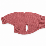 Hand-Knit Dog Sweater with Harness Hole