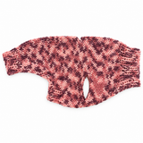 Hand-Knit Dog Sweater with Harness Hole