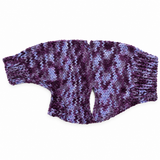 Hand-Knit Dog Sweater with Harness Hole